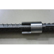 45# carbono aço paralelas Thread Rebar acoplador /conector manga para engenharia de construção